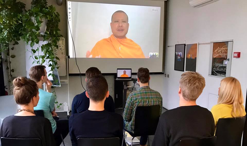 Tibetan monk meditation