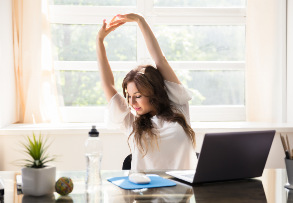 Desk Exercises at Work - 10 Minute Desk Stretches For Energy