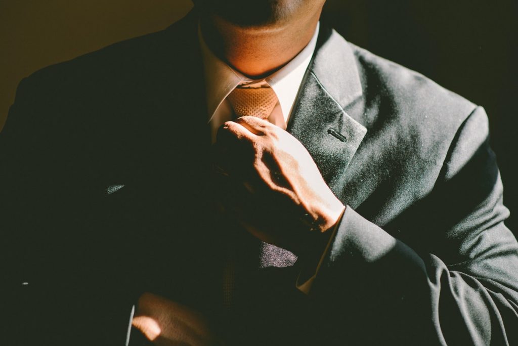 A man in professional-looking suit.