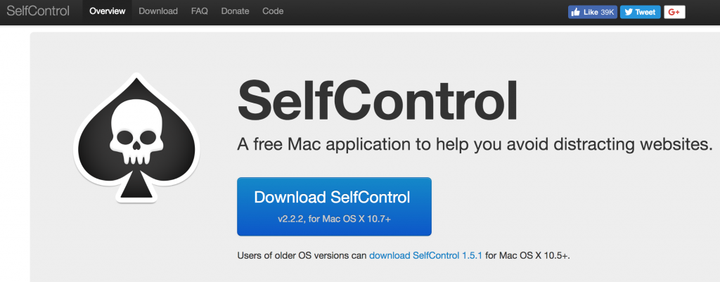 self control app for mac free download