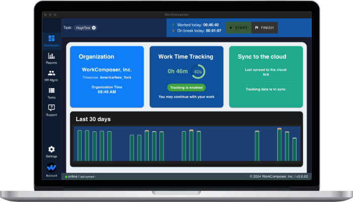 WorkComposer timesheet programs