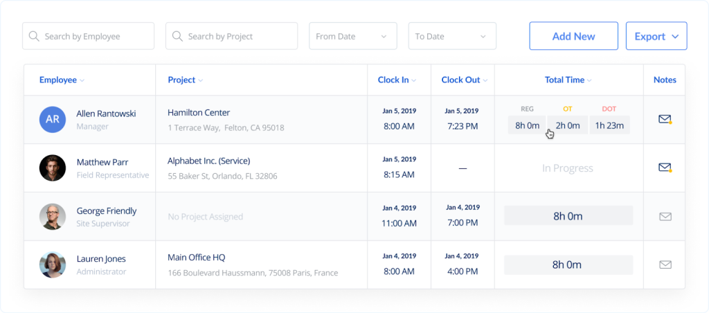 ClockinEasy timesheet tool