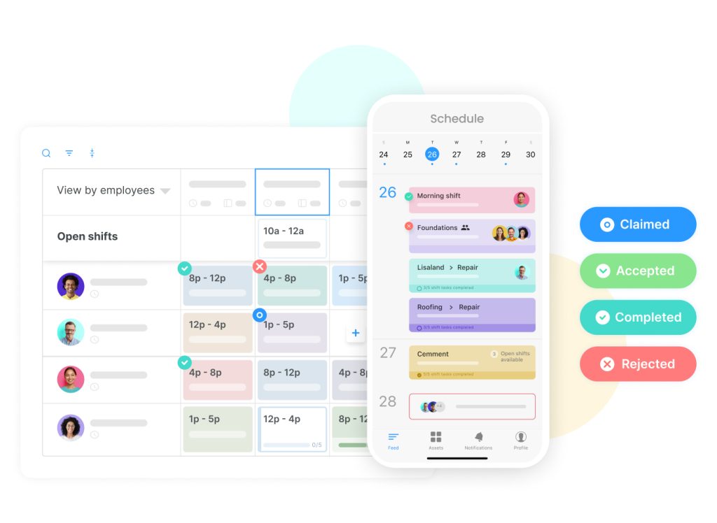 assignments schedule app