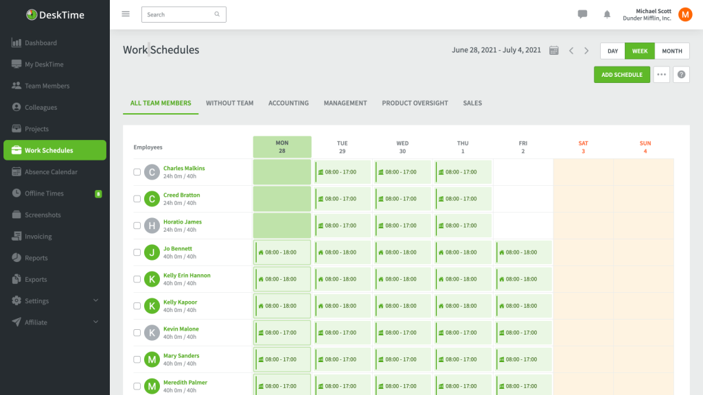 6 Best Work Schedule Apps For 2023 DeskTime Blog