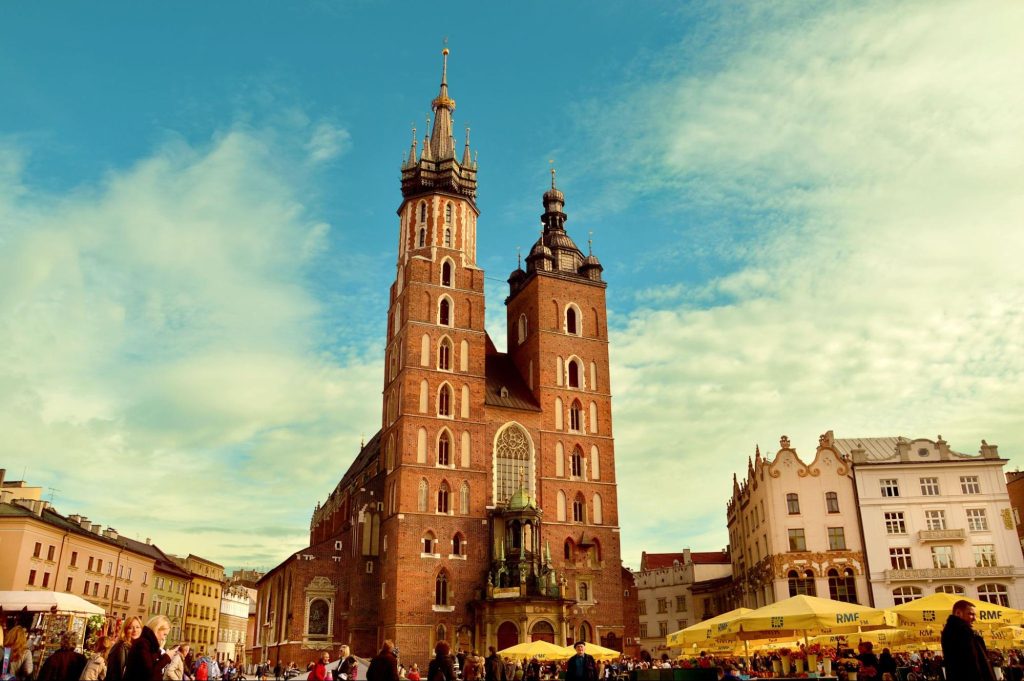 Scenery of Krakow in Poland