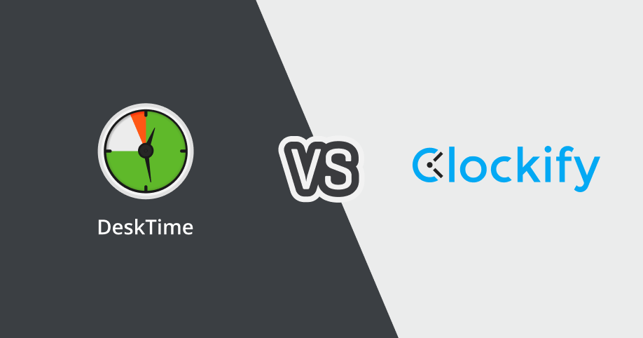 Compare the DeskTime and Clockify alternatives side by side and choose the time tracking app that fits your needs.