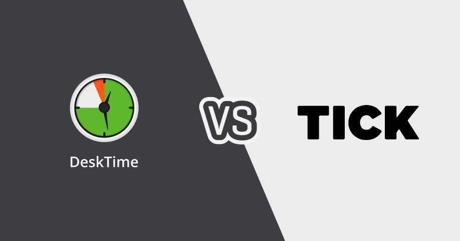 Compare the DeskTime and Tick alternatives side by side and choose the time tracking app that fits your needs.