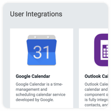 Finding Google Calendar among DeskTime’s other integrations