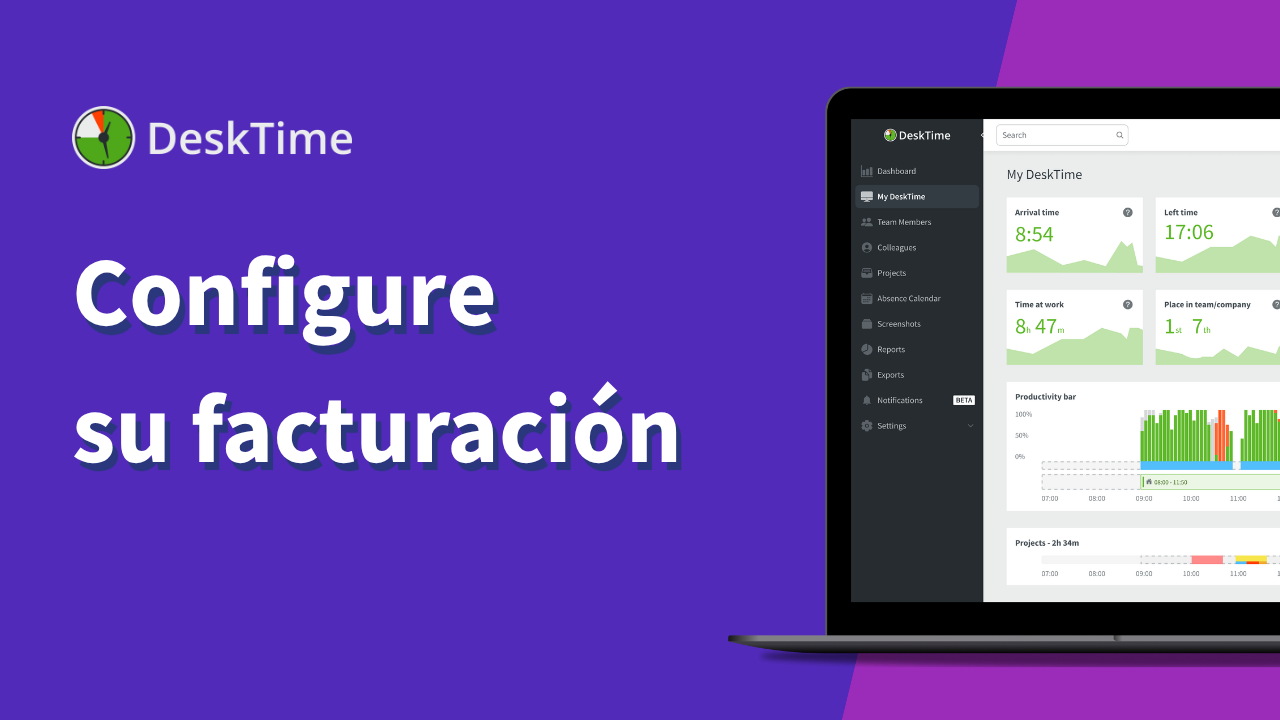 Configure la facturación