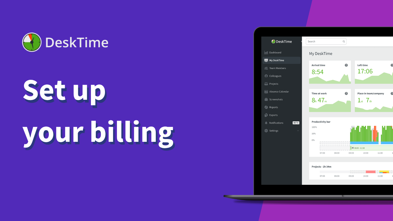 Set up your billing