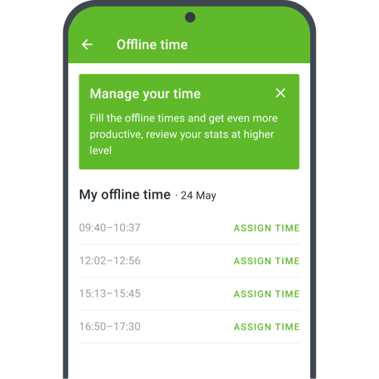 One mobile time tracking dashboard to rule them all