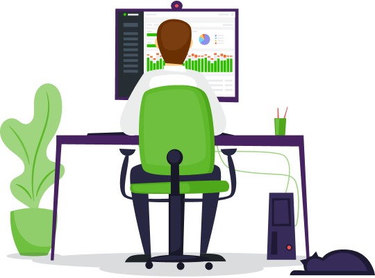 Funciones del sistema de asistencia en línea que ofrece DeskTime