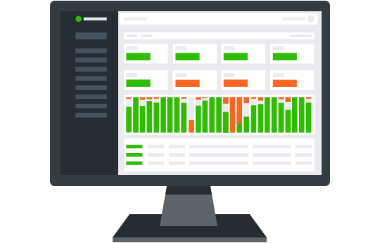 Illustration of online timekeeping with DeskTime